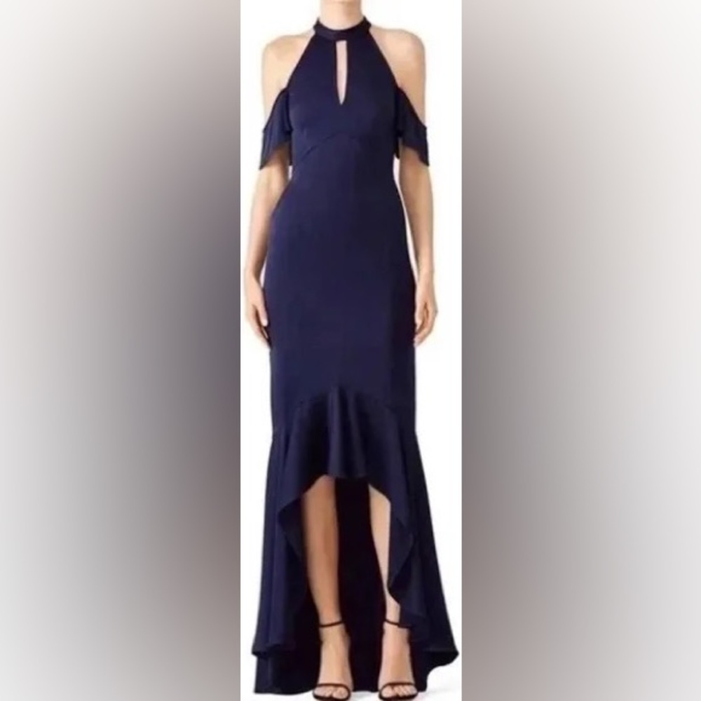 Shoshanna Navy Gown